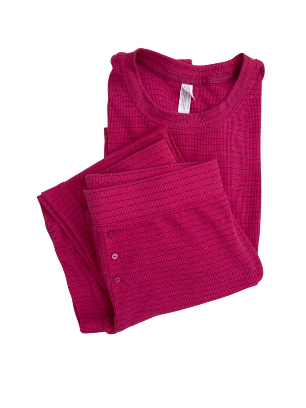 Stars Above Pink Thermal Metallic Thread Lounge Set